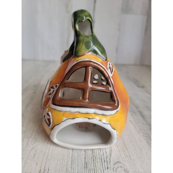 Blue Sky pumpkin pie Cottage tea like candle cover - Picture 5 of 10